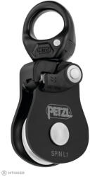 Petzl SPIN L1 szíjtárcsa forgatható zsanérral, fekete