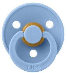 BIBS Suzeta Colour Latex, Tetina Rotunda, 0 Luni +, Sky Blue (100230C)