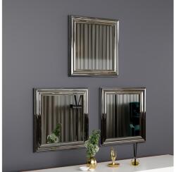 ASIR GROUP KÉSZLET 3x Fali tükör OTTO 40x40 cm ezüst 116SAM1126 (AS1770)