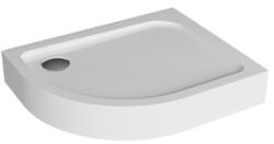 H2O Nero E 100x80 íves, akril zuhanytálca, jobbos ajándék szifonnal (H2O-12323)
