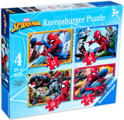 Ravensburger Puzzle Ravensburger 4 in 1 - Spiderman (06915) Puzzle