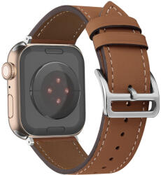 Bőr szíj Apple Watch 42/44/45/49 design 1 barna