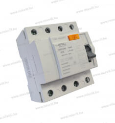 OMU system OMR10 B típusú 4 pólusú 40A 30mA FI relé B típus 10kA OMR104B40003 (OMR104B40003)