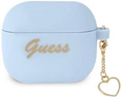 GUESS GUA3LSCHSB AirPods 3 tok kék/kék Szilikon Charm Heart Kollekció