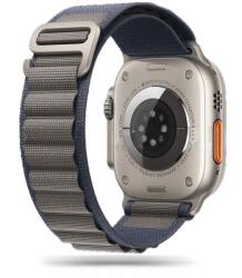 Tech-Protect Nylon Pro szíj Apple Watch 4 / 5 / 6 / 7 / 8 / 9 / SE / Ultra 1 / 2 (42/44/45/49 mm) - Kék-szürke