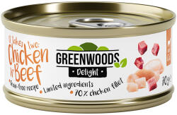 Greenwoods Greenwoods Delight File de pui cu vită - 24 x 70 g