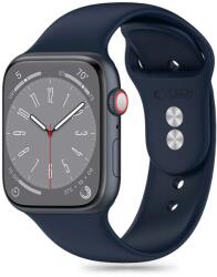 Tech-Protect Szilikon Szíj Apple Watch 4 / 5 / 6 / 7 / 8 / 9 / SE / Ultra 1 / 2 (42 / 44 / 45 / 49 mm) - Kék - smartdiszkont