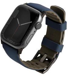UNIQ Linus szíj Apple Watch 1/2/3/4/5/6/7/8/SE/SE2/Ultra 42/44/45/49mm - kék