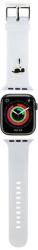 Karl Lagerfeld 3D Rubber Karl Head szíj Apple Watch 38/40/41mm - fehér