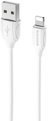 BOROFONE BX19 Benefit USB - Lightning kábel 2.4A 1m fehér