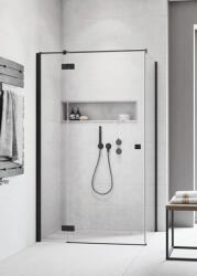 Radaway Essenza New Black KDJ 120x200 zuhanykabin ajtó, átlátszó üveg, fekete/balos 13850425401L (1385042-54-01L)