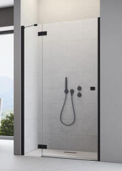 Radaway Essenza New Black DWJ 100x200 balos zuhanyajtó átlátszó üveg, fekete profil 13850145401L (1385014-54-01L)