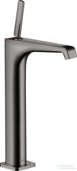 Hansgrohe AXOR CITTERIO E magasított mosdó csaptelep nem zárható leeresztővel, polírozott fekete króm 36104330 (36104330)