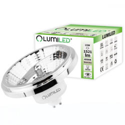 Lumileds GU10 ES111 LED izzó 15W = 100W 1521lm 4000K Semleges 24° Ezüst LUMILED (LEDZARMI980) - lindlight