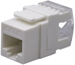 Nestron NPN-KEY-1C6U-180C Keystone UTP csatlakozó, Cat6, 180°, dual IDC (Krone/110) (NPN-KEY-1C6U-180C)