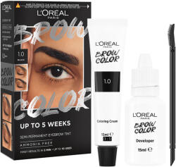 L'Oréal L'ORÉAL PARIS Brow Color 1.0 Black 5 héten át tartó szemöldökfesték