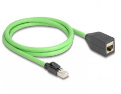 Delock Cablu prelungitor de retea RJ45 Cat. 6A SFTP TPU 1m Verde pentru medii industriale, Delock 80880 (80880)