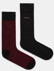 BOSS zokni 2 db szürke, férfi - szürke 43-46