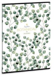 Ars Una kockás füzet A4 - Botanic Leaf