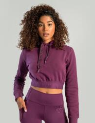 GymBeam STRIX Дамски къс суичър Essential Plum S
