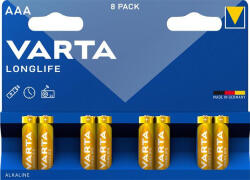 VARTA Elem, AAA mikro, 8 db, VARTA Longlife - moswebaruhaz