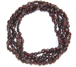  Colier din Granat Natural Neregulat 5-9 x 5-8 mm