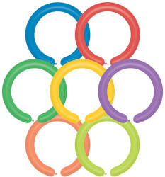 Gemar Cső (modellező) lufi, party mix, 100 db/cs