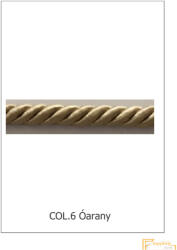  (14 szín) Exkluzív csavart diszitő zsinór. 790/6 Óarany