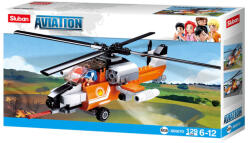 Sluban Aviation - Helikopter építőjáték készlet (M38-B0667D)