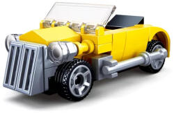Sluban Builder - Sárga kabrió autós építőjáték készlet (M38-B0920D)
