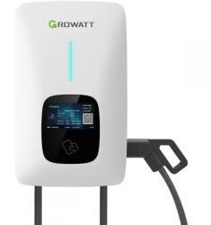 Growatt Statie incarcare pentru masini electrice, THOR 11AS-P-V1 (11KW) Plug cablu de alimentare de 5m (WIFI, LCD, RFID, MID*1Card) (THOR 11AS-P-V1(WIFI, MID, RFID)P)