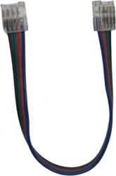  Двоен Прозрачен Конектор за rgb led Лента- Лента 10 мм (1397-3)