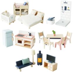 Le Toy Van Mobilier Starter Daisylane - set complet pentru căsuță de păpuși