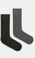 Calvin Klein zokni 2 db zöld, férfi - zöld 39/42