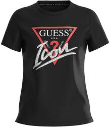 GUESS T-Shirt Ss Cn Icon Tee W4YI32I3Z14 jblk jet black a996 (W4YI32I3Z14 jblk jet black a996)