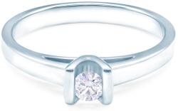 SAVICKI Inel de logodnă SAVICKI: aur alb, diamant - savicki - 5 688,00 RON