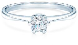 SAVICKI Inel de logodnă Triumph of Love: aur alb, diamant - savicki - 6 219,00 RON