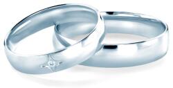 SAVICKI Verighete: aur alb, semicirculare, 4 mm - savicki - 7 714,00 RON