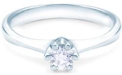 SAVICKI Inel de logodnă SAVICKI: aur alb, diamant - savicki - 5 535,00 RON