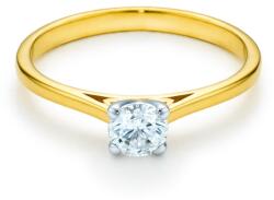 SAVICKI Inel de logodnă SAVICKI: aur bicolor, cu diamant - savicki - 5 089,00 RON