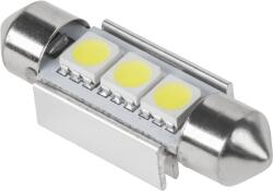 VIPOW LED autós izzó (Canbus) T11x36mm 3xSMD5050, fehér ZAR0381 (ZAR0381)