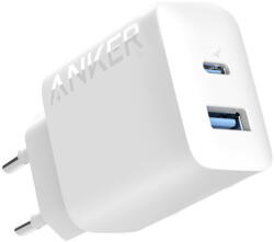 Anker Incarcator retea Anker, "312" 20W, PowerIQ, 1 x USB Type-C, 1 x USB, Alb (A2348G21)