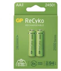 GP Batteries ReCyko AA (HR6) 2450mAh akku (2db/csomag) (B2125)