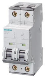 Siemens 5SY5206-7 AC/DC 10KA 2P C 6A kismegszakító - aqua