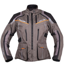 W-Tec Női túramotoros dzseki W-TEC Smackton Lady szürke-narancssárga S (27074-S-1)