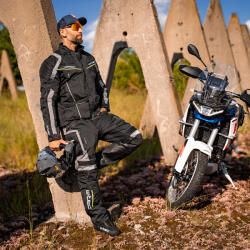 W-Tec Túramotoros dzseki W-TEC Smackton XXL fekete-zöld (27052-XXL-2)