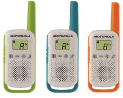 Motorola Talkabout T42 Triple Pack walkie talkie 3db (258338) (m258338) - aqua
