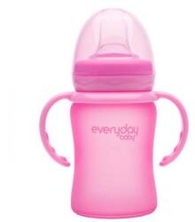Everyday 263024 itatópohár 150ml 6+hó Rózsa, ütésálló üveg