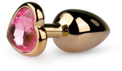 EasyToys Metal No. 3 - anál plug - arany-pink (2, 5cm) - vagyaim