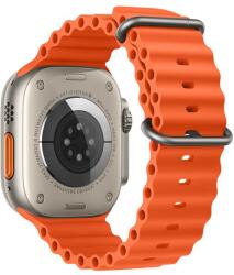 Forcell F-DESIGN FA12 szíj az APPLE Watch 42 / 44 / 45 / 49 mm-hez narancs